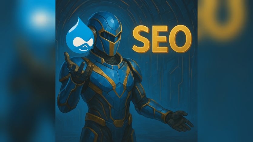 A man in armour carrying SEO