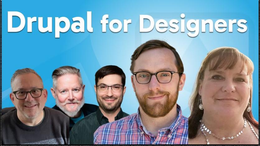 Drupal for Designers and Sitewide Alerts Discussed in Talking Drupal #525