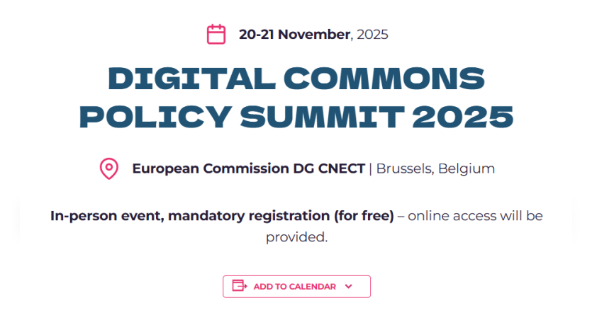 Digital Commons Policy Summit 2025