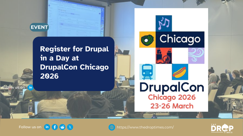Register for Drupal in a Day at DrupalCon Chicago 2026