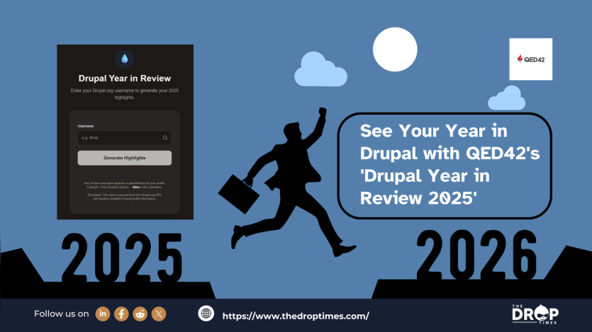 See Your Year in Drupal with QED42's 'Drupal Year in Review 2025' 