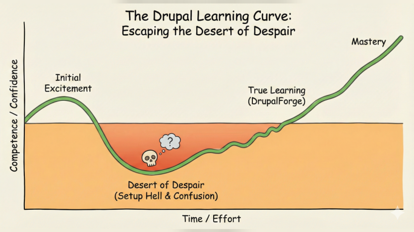 Drupal Learning Curve