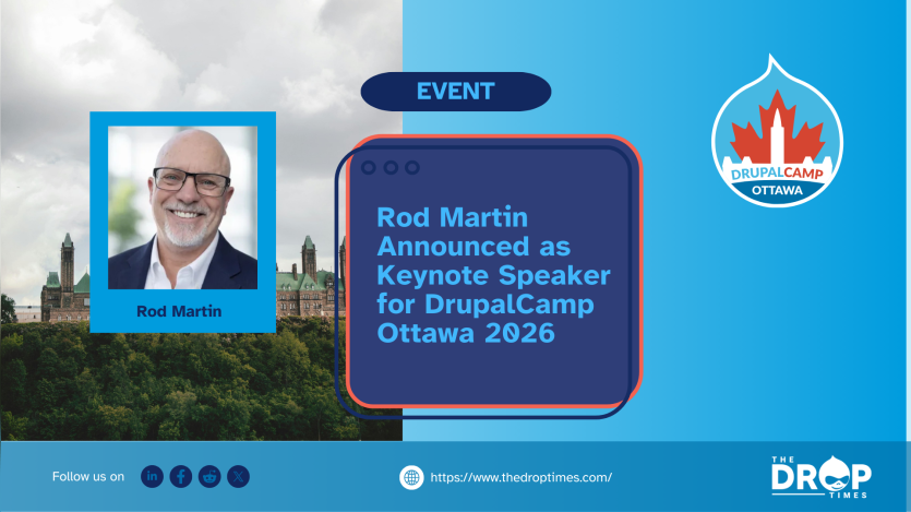 Rod Martin Announced as Keynote Speaker for DrupalCamp Ottawa 2026