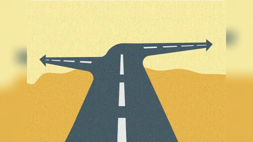 A road diverging in two