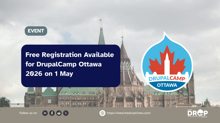 Free Registration Available for DrupalCamp Ottawa 2026 on 1 May