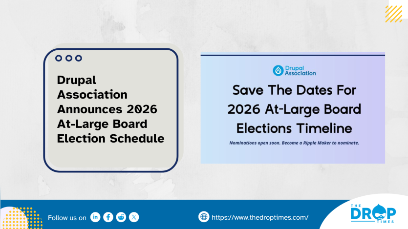 Drupal Association Announces 2026 At-Large Board Election Schedule