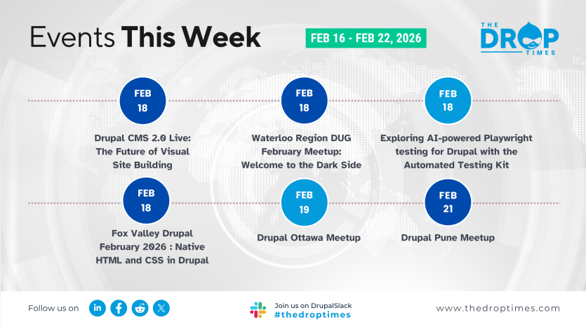 Drupal Events for the Week: (May 11 - May 17, 2026)