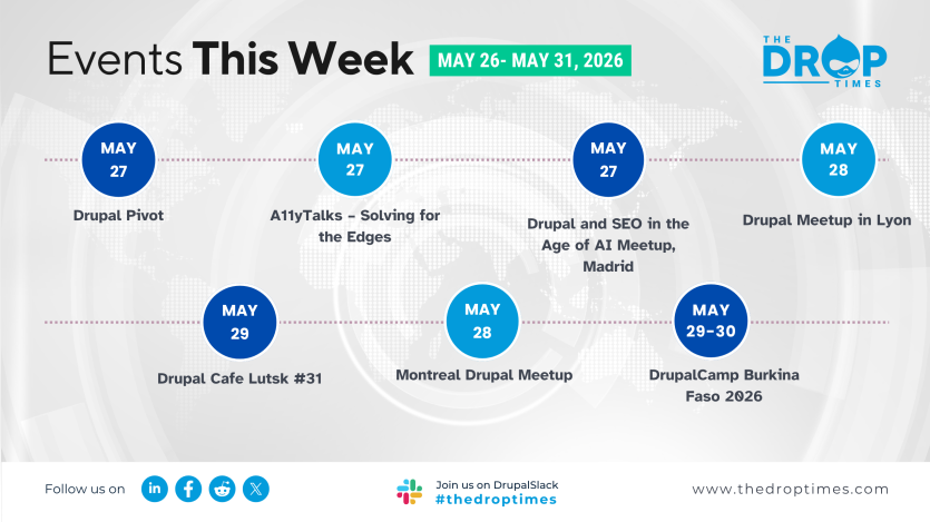 Drupal Events This Week: 25–31 May 2026