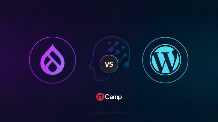 Poster from Pagely on Drupal vs Wordpress