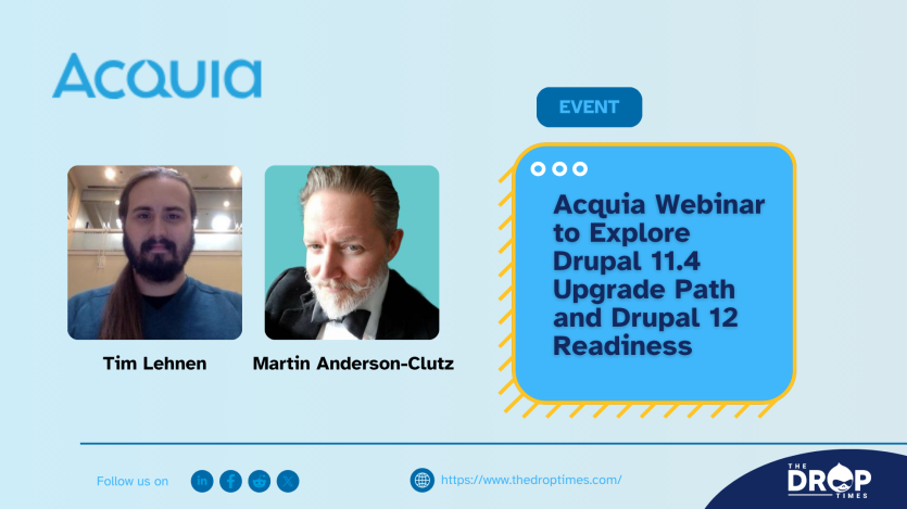 Acquia Webinar to Explore Drupal 11.4 Upgrade Path and Drupal 12 Readiness