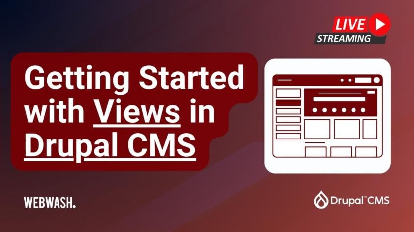 Drupal CMS Views Tutorial Covers Listings, Filters, Blocks, and Admin Pages