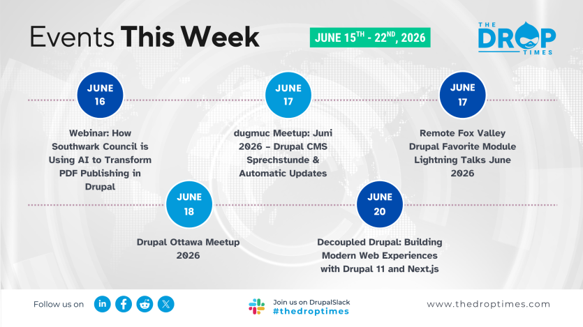 Poster for Events for this week