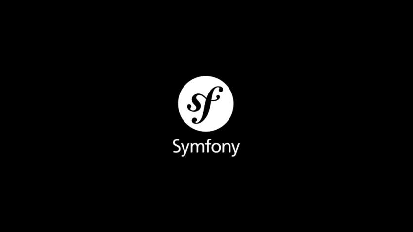 Symfony Logo in Black Background