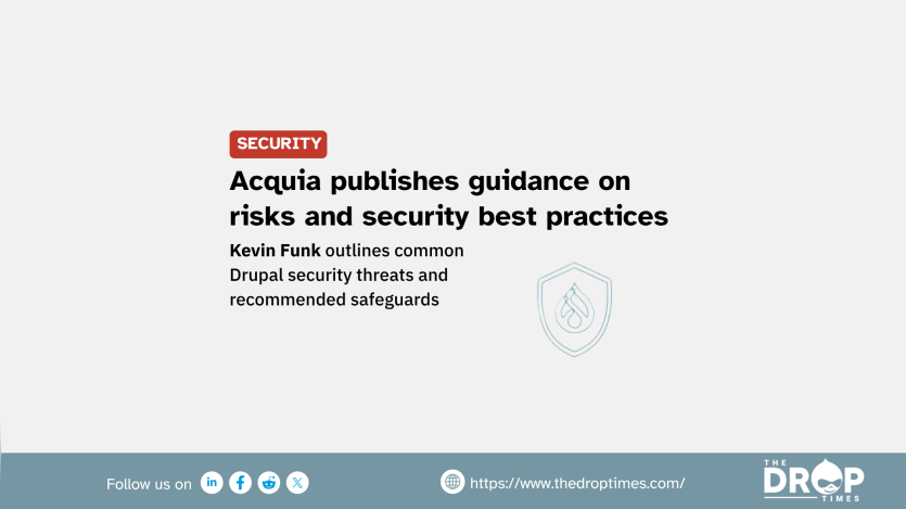 Poster for Security related Blog from Acquia