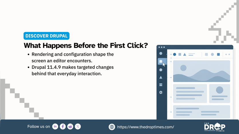 Drupal 11.4.9 Fixes Sidebar Layout Shift and Updates CKEditor