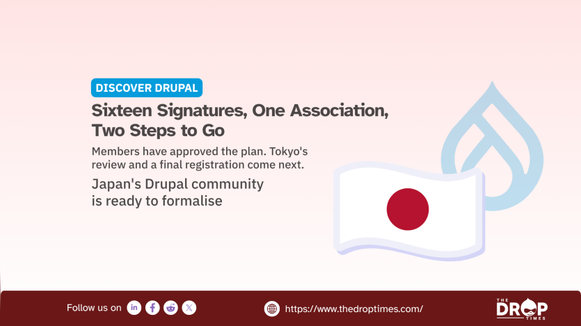 Japan Drupal Association Holds Founding Assembly, Files for NPO Certification