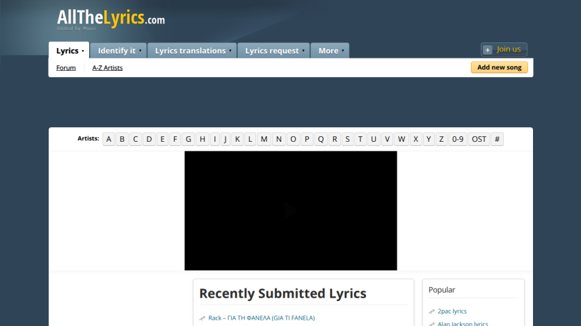 allthelyrics.com