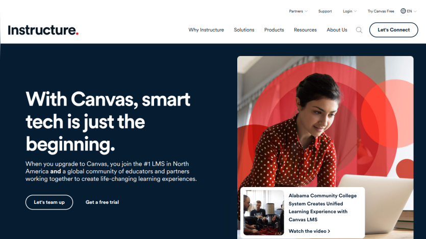 Canvas LMS offers simple, powerful learning management with fast training and support tracking for distributed teams.