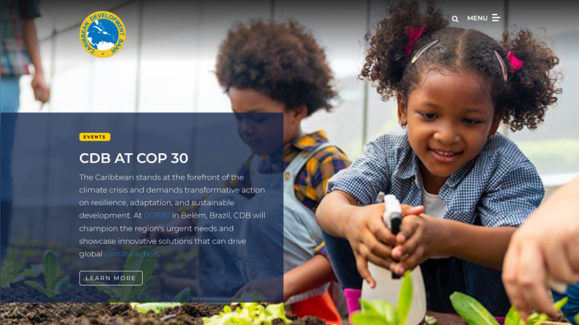 Caribbean Development Bank event at COP 30 focusing on climate crisis and sustainable development