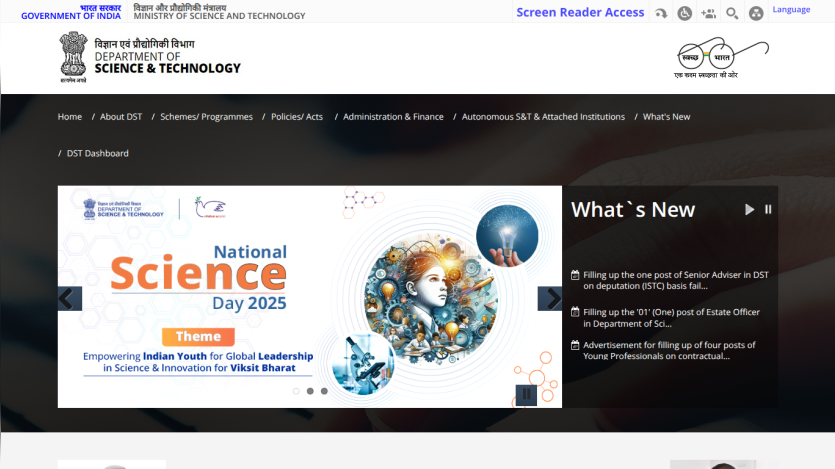 National Science Day 2023 theme promoting youth engagement in science.