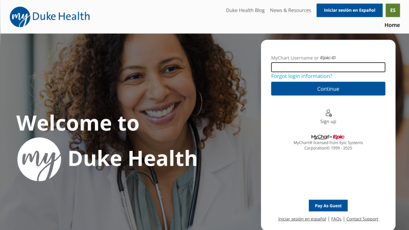 dukemychart.org