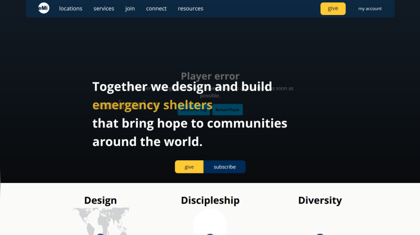 Homepage of a digital marketing agency featuring a headline about increasing sales and a call-to-action button