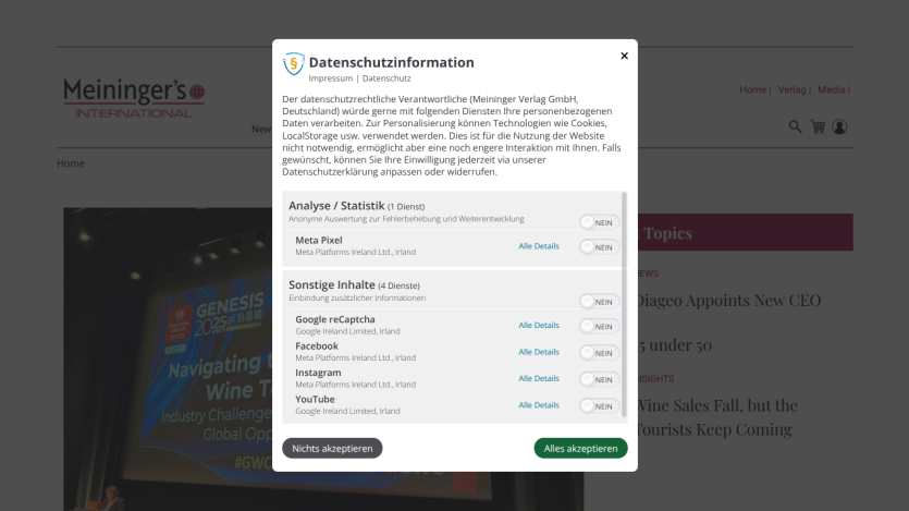 meiningers-international.com