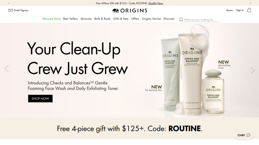 Promotional banner for new mini routine with discount code and offer details.