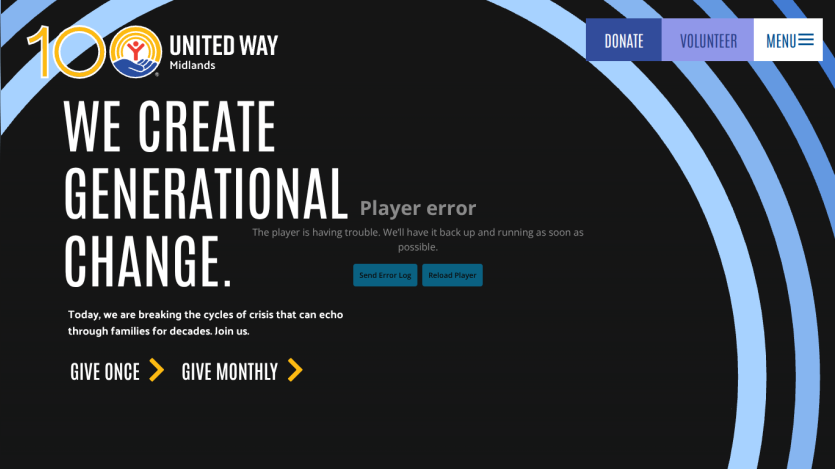 Homepage with a navigation bar, large hero image of a mountain landscape, and headline 'Explore the World with Us'