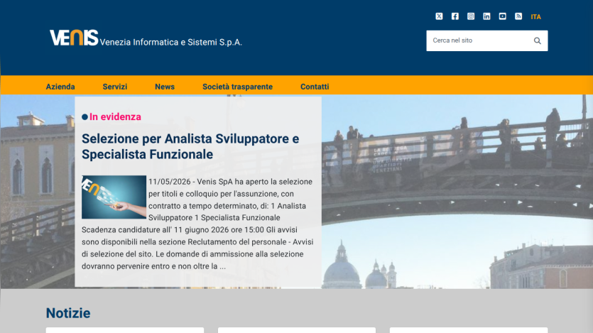 Job listing for Analyst Developer and Functional Specialist on a company website.