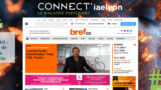Economic news website Bref Eco with article on Laurent Radix and industry agenda for November 2025