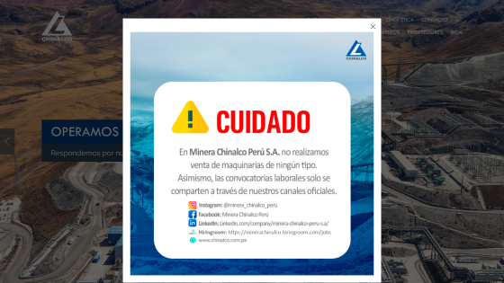chinalco.com.pe