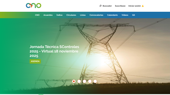 Technical event Jornada Técnica SControles 2025 scheduled virtually on November 18, 2025 with agenda button