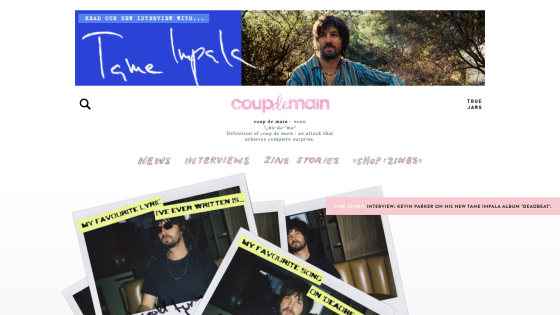 Couple and main website with navigation links and a hero image featuring a couple outdoors