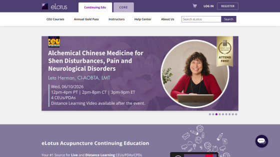 Event promotion for Alchemical Chinese Medicine with details and instructor information.