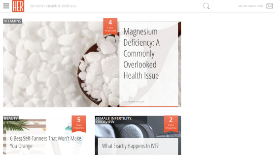 Health articles on magnesium deficiency and related topics.