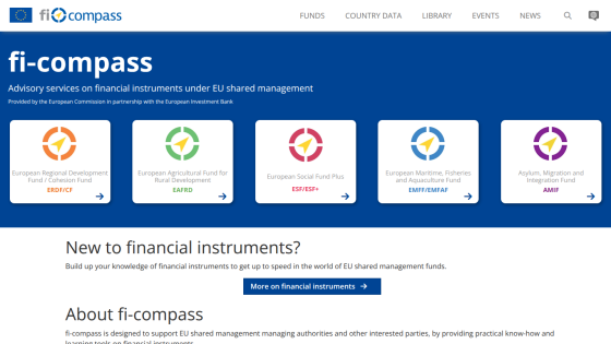 fi-compass advisory services on EU financial instruments with fund categories and introductory info