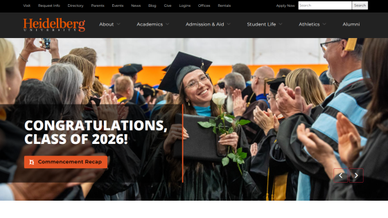 Celebration of graduates with a message congratulating the Class of 2026.