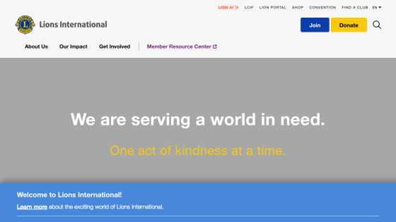 Homepage of a travel website featuring a scenic mountain landscape and navigation menu with options like Destinations and Deals