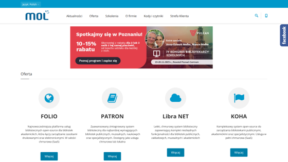 Library services platform offering FOLIO, PATRON, Libra NET, and KOHA open-source and cloud solutions