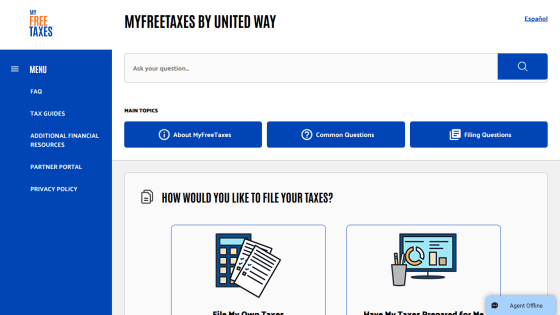 full navigation and main content visible
