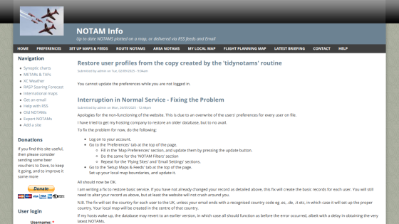 full navigation and content visible