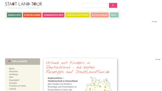 Family vacation travel tips in Germany with top cities and activities listed