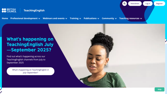 TeachingEnglish July-September 2025 events overview with a featured image and key text.