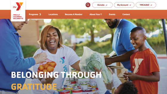 Homepage with navigation bar, large hero image featuring a mountain landscape, and headline 'Explore the World with Us'