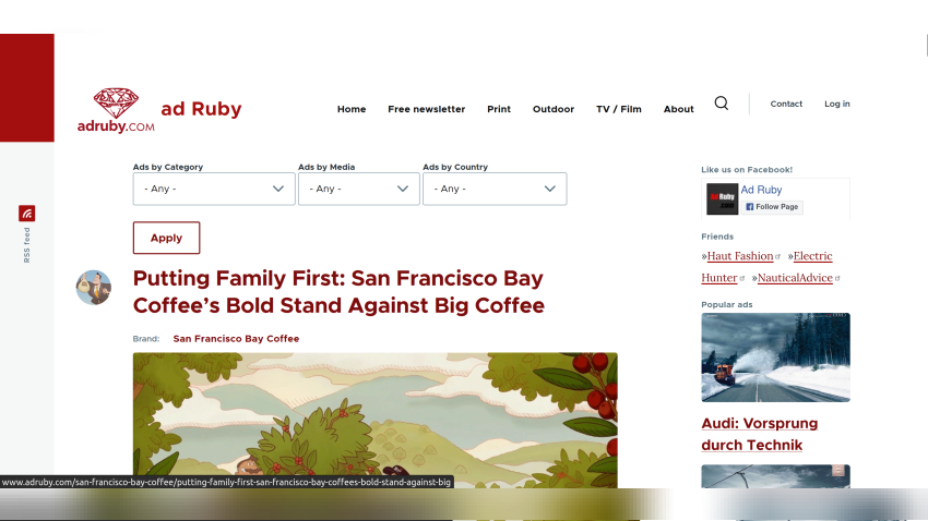 adruby.com website screenshot