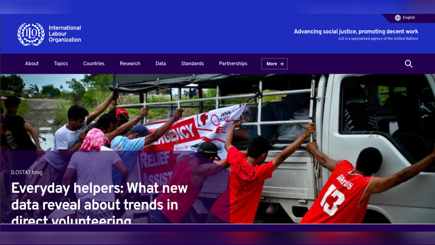 ilo.org website screenshot