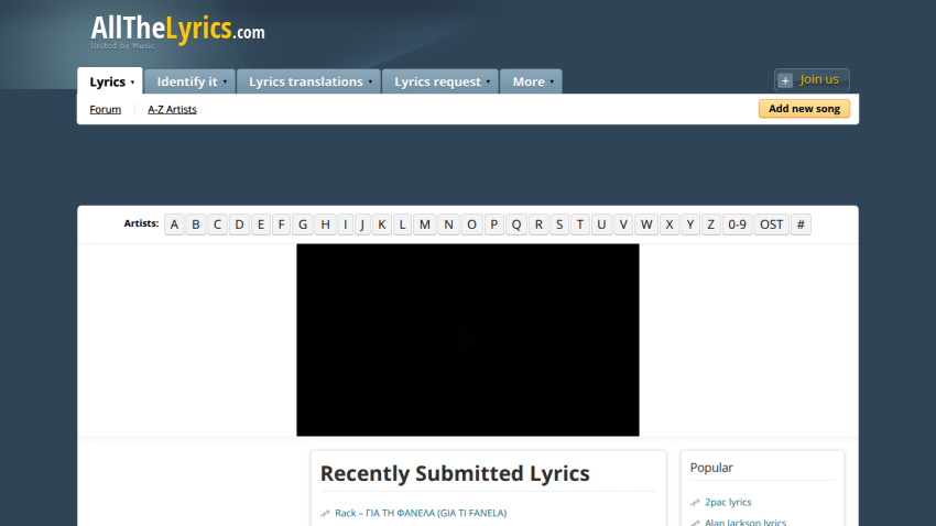 allthelyrics.com