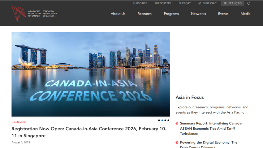 Canada-in-Asia Conference 2026 registration open with event details and Asia Pacific research highlights