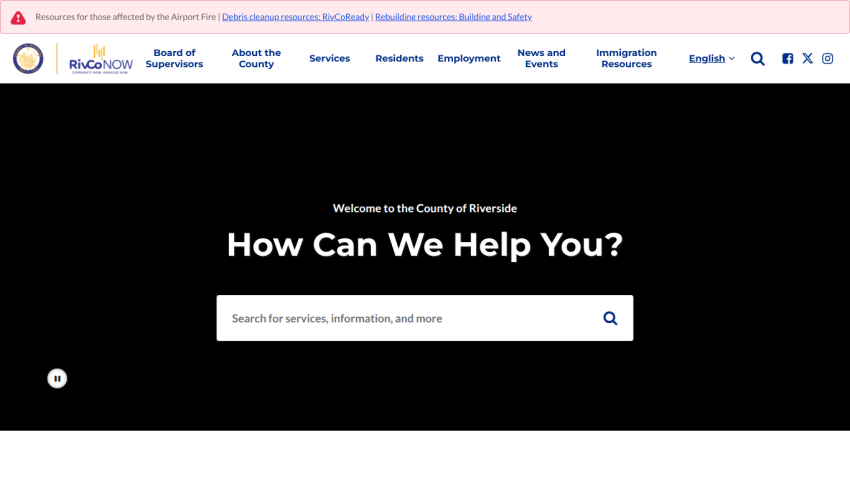 header and search hero visible and fully loaded